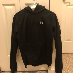 Women’s Black Under Armor Small Logo Hoodie